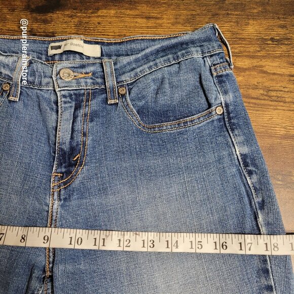 Levi's Jeans 4 S Bootcut 515 Mid Rise Medium Light Wash Stretch Denim Western - Picture 8 of 13
